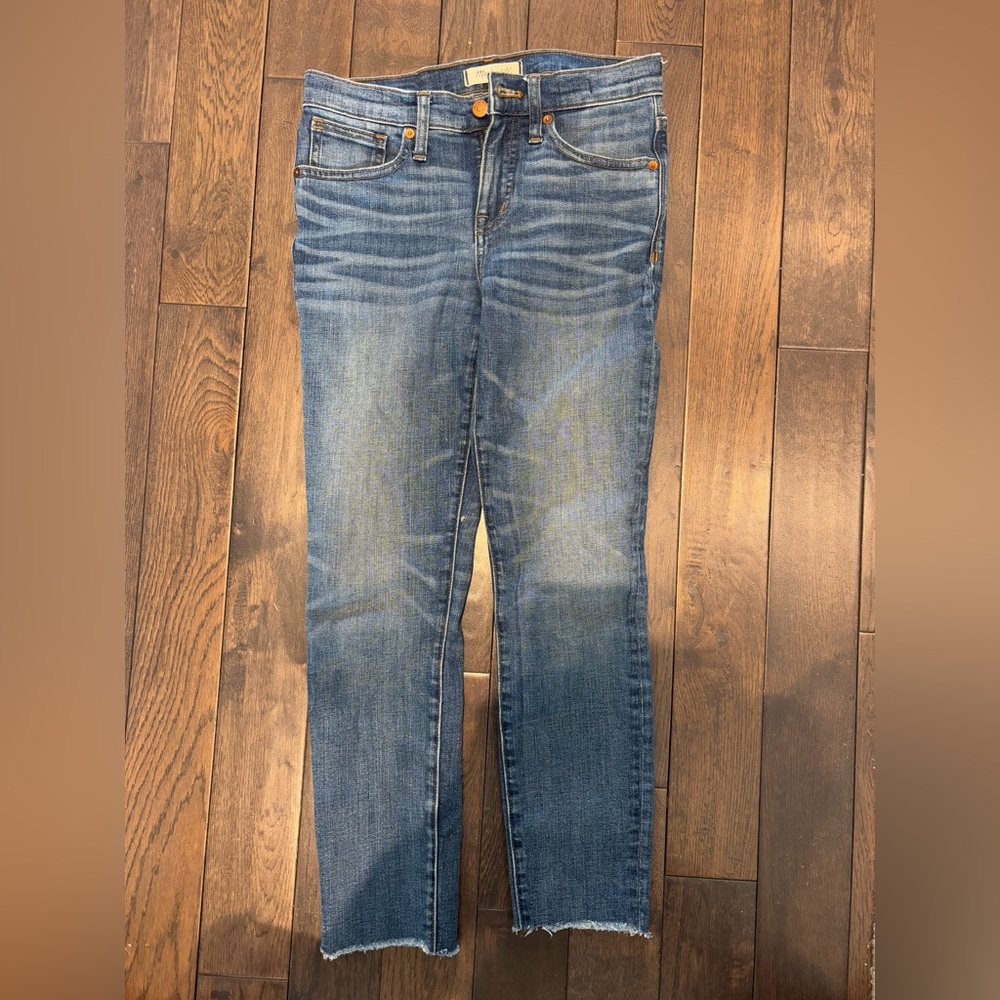 Madewell jeans 9inch high rise crop